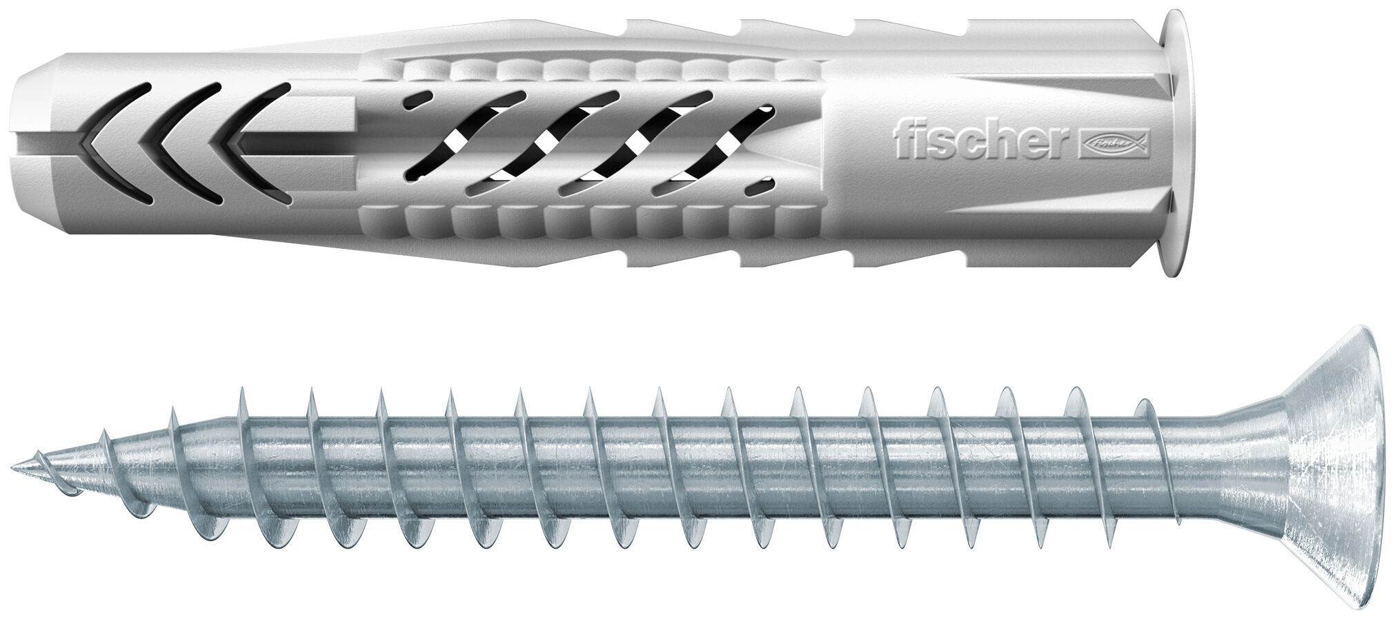 fischer Universal plug UX 6 x 50 RS K with rim and screw